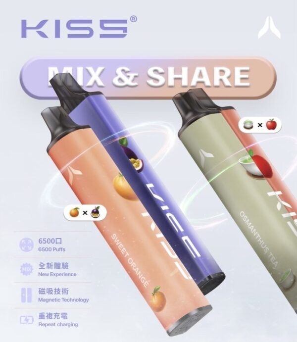 KIS5鎧斯拋棄式6500口 / 口味變化多達78種 / 十送一